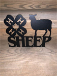 4H Sheep Sign