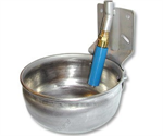 Round Stainless Bowl with Superflow Valve