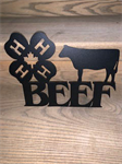 4H Beef Sign