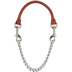 Weaver Goat Collar Leather w Chain 24''