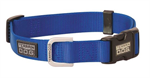 Weaver Dog Collar Nylon SnapNGo Med - Blue