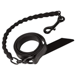 Weaver Cattle Lead Black Chain Covered