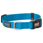 Weaver Dog Collar Nylon Snap 'N Go,Medium, H Blue