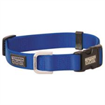 Weaver Dog Collar Nylon Snap-N-Go,Small, Blue